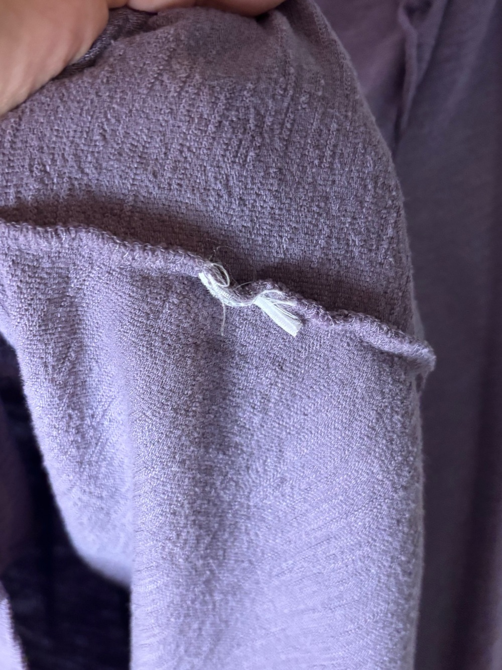 Pilcro Washed Ruffle Henley Top - Picture 4 of 5